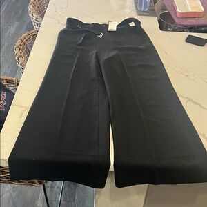 H&M Classic Black Wide-Leg Pants